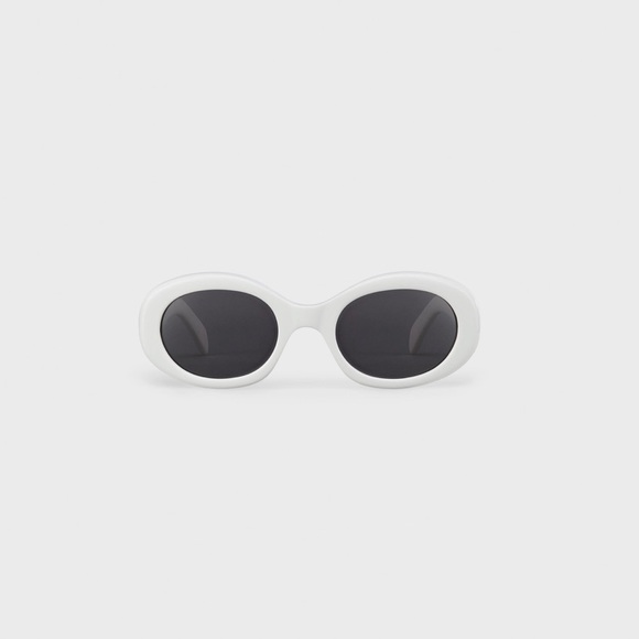 Celine Accessories - TRIOMPHE 01 SUNGLASSES IN ACETATE
WHITE